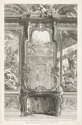 Kabinet van de graaf Bielenski, uitgevoerd in 1734, 1e plaat