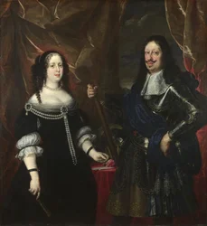 Dubbelportret van de groothertog Ferdinand II van Toscane en zijn vrouw Vittoria della Rovere