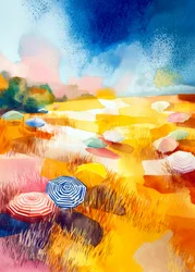 Sunny Field-paraplu’s