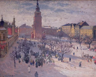 Hoofdmarktplein in Krakau