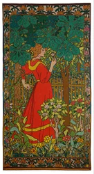 Dame in rood