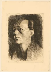 Arbeidersvrouw (met de oorbel) (1e staat)
