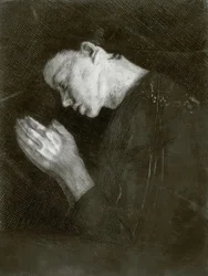 Biddend Meisje
