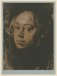 Zelfportret naar links (5e staat)