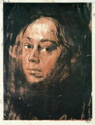 Zelfportret naar links
