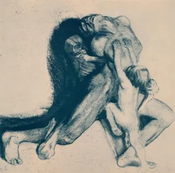 Dood en vrouw