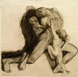 Dood en vrouw
