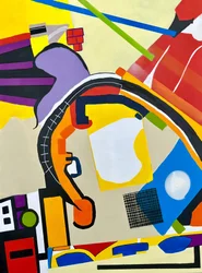 Dynamische abstracte vormen