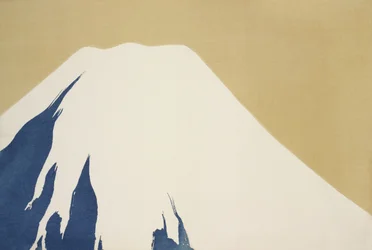 De berg Fuji gezien vanuit Momoyogusa