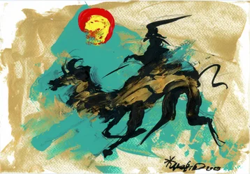 Dynamic Rider Gouden Paard