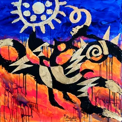 Gouden Draak Zon