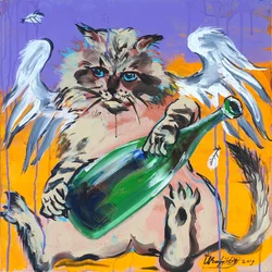 Feestkattenengel