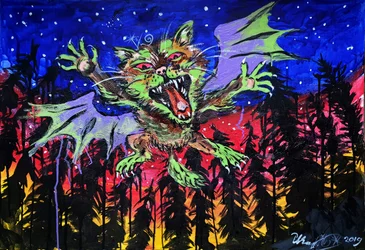 Het brullende bosmonster