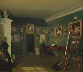 Het atelier van de schilder, 1830