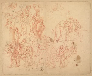 Figuurstudies (recto); Figuurstudies (verso)