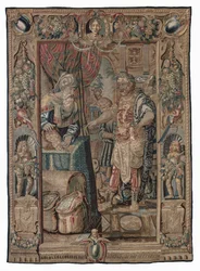Antonius en Cleopatra (Antonius verovert Pelusium); wandtapijt, datum onbekend