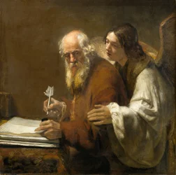St. Mattheüs en de engel, circa 1655-1660