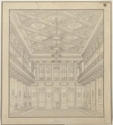Berlijn. Schauspielhaus aan de Gendarmenmarkt, concertzaal