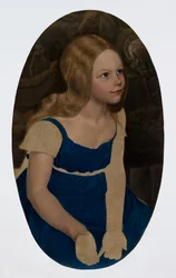 Portret van de dochter van de kunstenaar, Marie