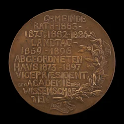 Inscriptie [achterkant], 1897