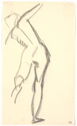 Staand Model, van Achteren Gezien