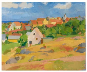 Uitzicht over Gudhjem
