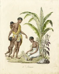 Afrikaanse familie (afdrukken)