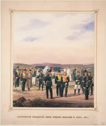 Sint-Petersburg Levenswacht Grenadier Regiment van Koning Frederik Willem III, 1871