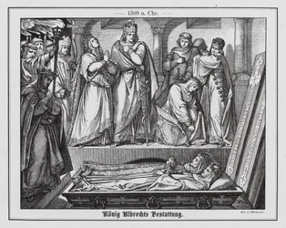 Begrafenis van koning Albert I van Duitsland