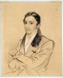 Portret van Francesco Domenico Guerrazzi (1804-1873), Italiaanse schrijver