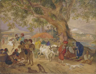 Zoetwaterbronnen nabij Constantinopel, 1849