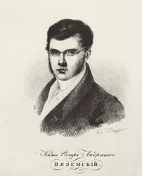 Portret van de Dichter Prins Pyotr A. Vyazemsky
