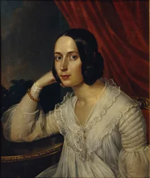 Portret van Natalia Alekseevna Tuchkova-Ogareva