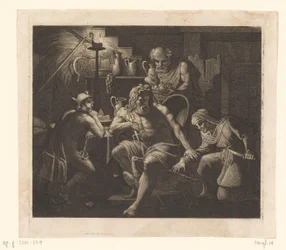 Jupiter en Mercurius bij Philemon en Baucis Ideeën (serietitel)