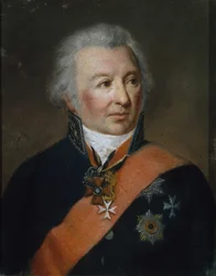 Portret van Alexander Alexandrovich Sablukov 1749-1828, 1819