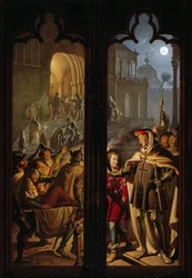 Teutoonse Ridders als ordonnansen in Jeruzalem, 1824