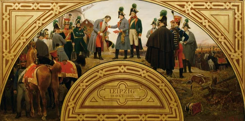 De slag bij Leipzig 1813
