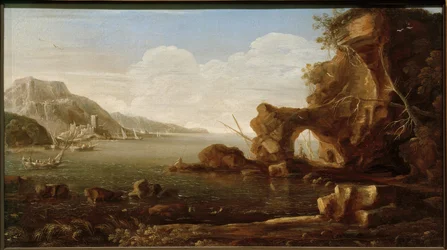 Mediterrane kustscène