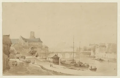 Stad aan een rivier