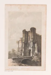 Stadspoort in de dertiende eeuw