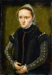 Portret van een Vrouw, waarschijnlijk een Zelfportret