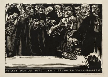 Gedenkblad voor Karl Liebknecht