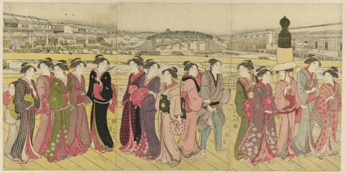 De Nihonbashi-brug oversteken