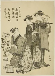 Het poppenfestival, uit de serie "Amusements of the Five Festivals (Gosetsu asobi)"