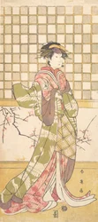 Een Acteur van de Iwai Clan als een Vrouw, ca. 1795