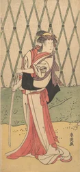 Segawa Kikunojo, in een vrouwelijke rol, 1762-1819