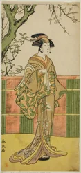De acteur Sawamura Tamagashira in een onbekende rol