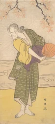 Onbekende acteur van de Ichikawa-lijn als oude vrouw