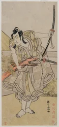 Ichikawa Monnosuke II als Soga no Goro, ca. late 1770s