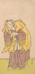 Nakamura Tomijuro als een Oude Man met een Dunne Baard, ca. 1780